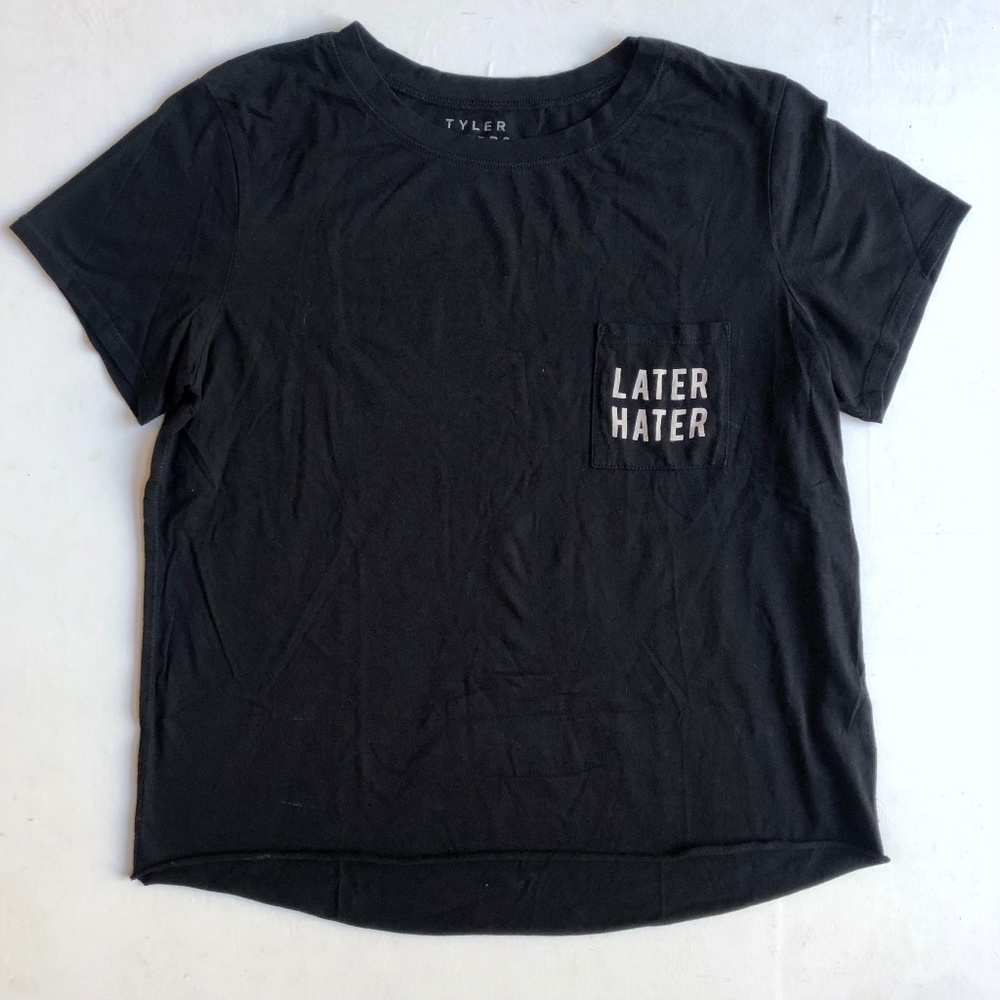 Feel the Piece X Tyler Jacobs Black Pocket Tee